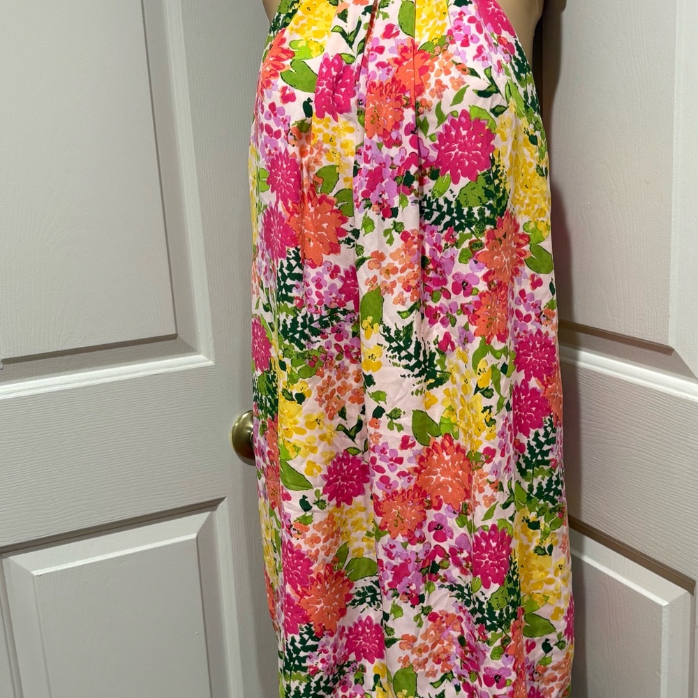 NYMPHE Floral Maxi Dress - Pink, Orange, Yellow